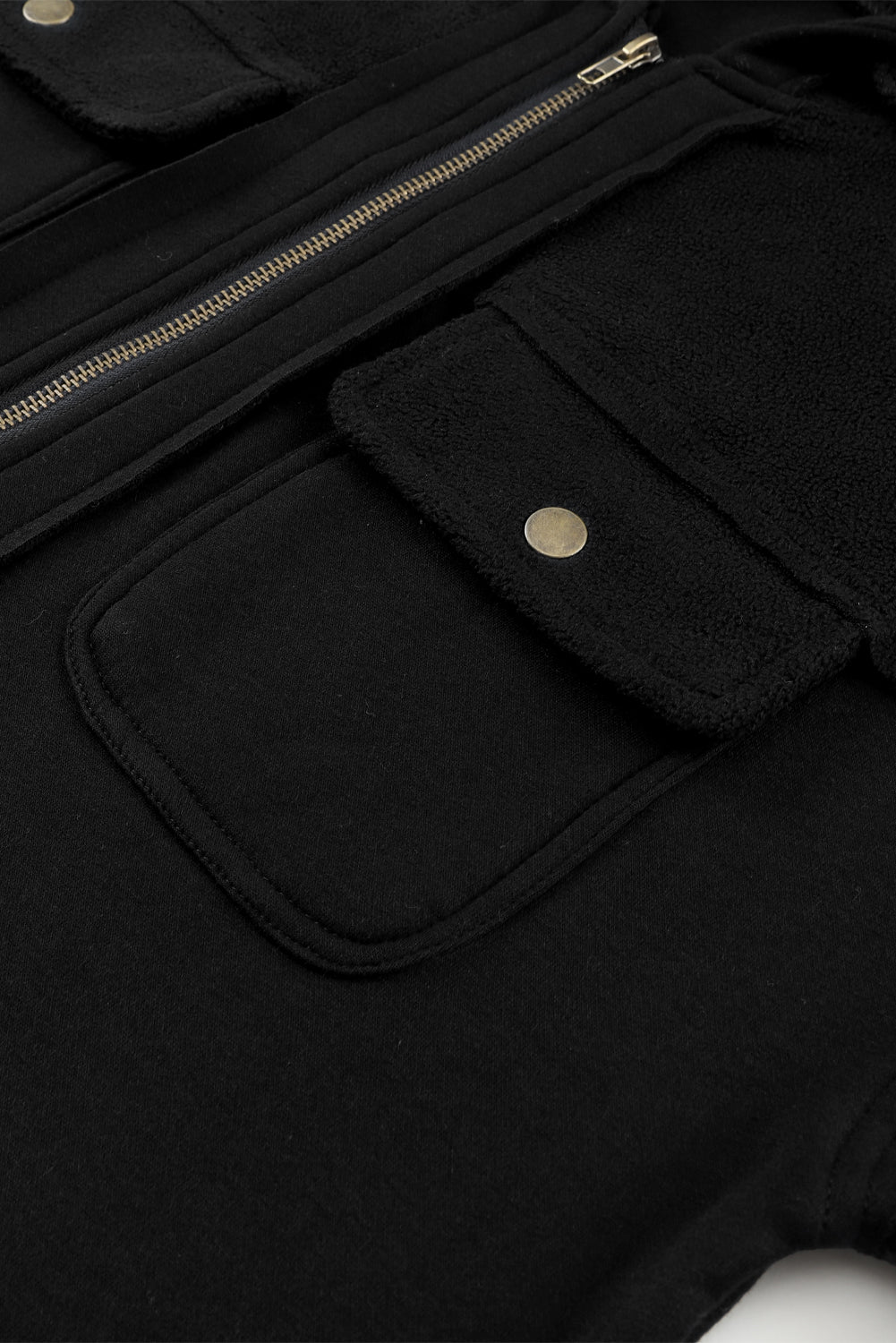 BMC 🖤 Pocket Drawstring Hooded Zip Up
