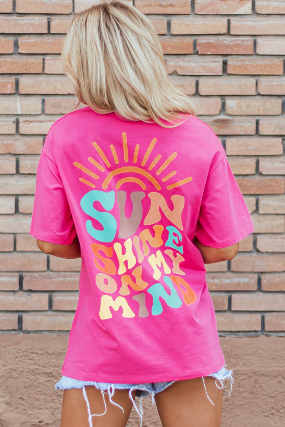 BMC Pink SUNSHINE ON MY MIND Graphic Tee