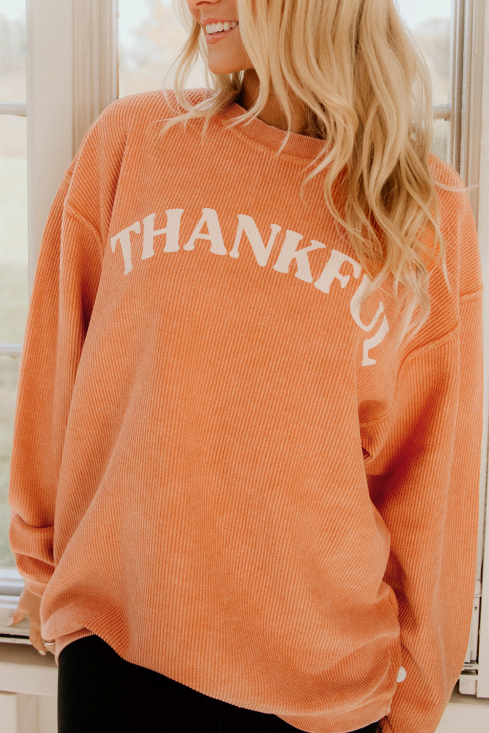 BMC🖤 Orange Thankful Sweatshirt