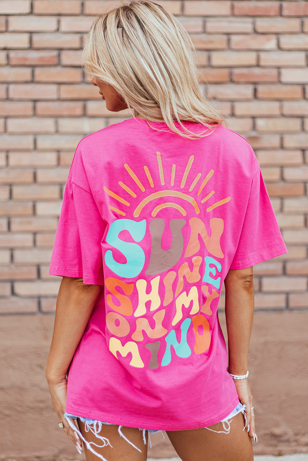 BMC Pink SUNSHINE ON MY MIND Graphic Tee