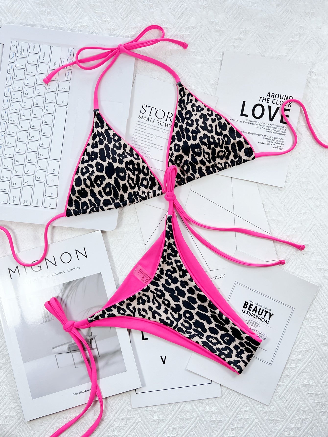 BMC™🖤 Neon Leopard Bikini Set